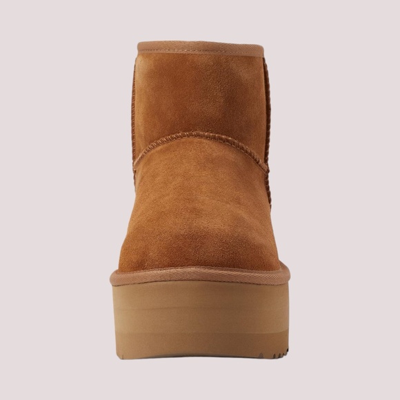Women's UGG Classic Mini Platform in Chestnut Suede. [1134991] - Picture 2 of 6